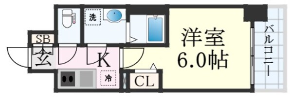 兵庫駅 徒歩10分 12階の物件間取画像